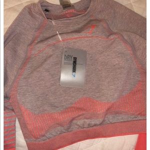 Gym shark Amplify Seamless long sleeve crop top